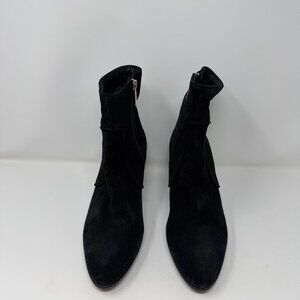 Aquatalia Black Suede Ankle Boots